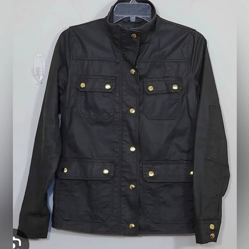 J.CREW Women's Black Military Style Jacket Size S.